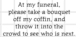 Coffin Bouquet