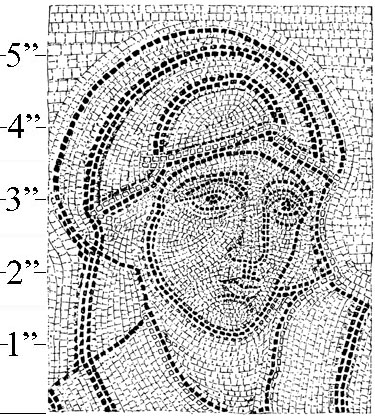 Mosaic Woman Background