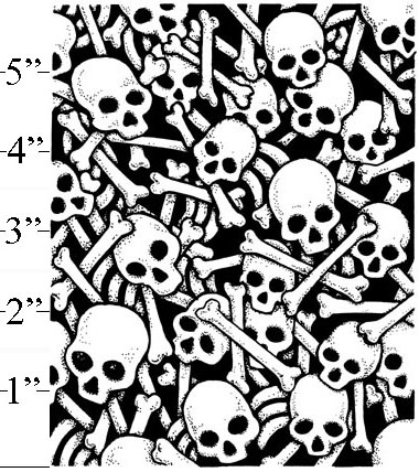 Skulls and Bones Background